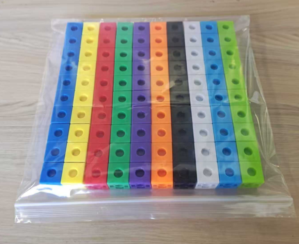 Snap Blocks Math Manipulative Cubes for Kids - Image 2