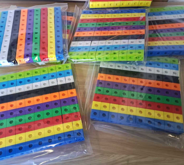 Snap Blocks Math Manipulative Cubes for Kids