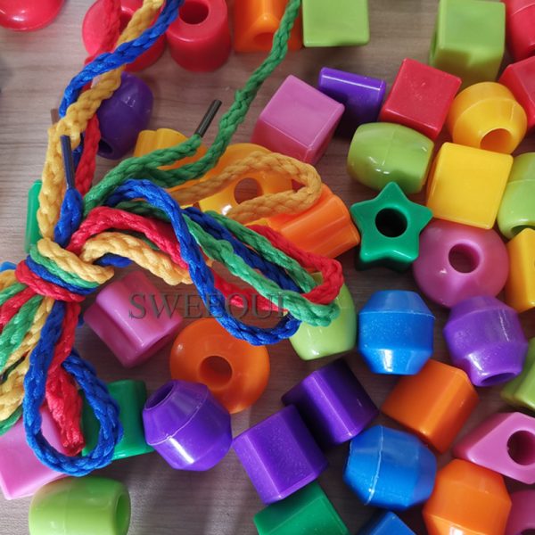 Kids Toy Plastic Lacing Beads - Image 2