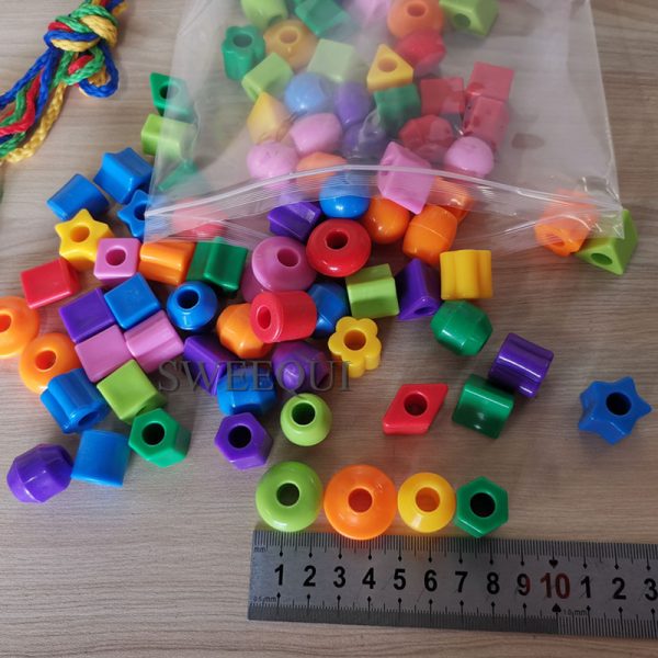 Kids Toy Plastic Lacing Beads - Image 3