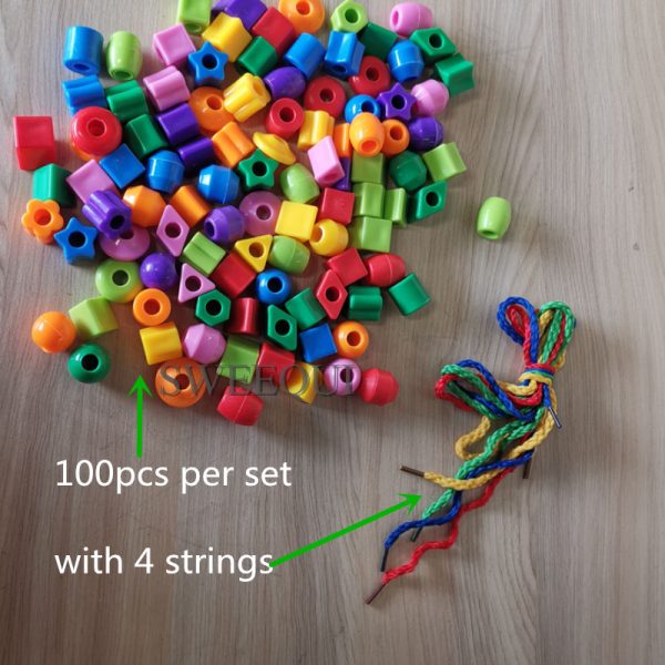 Kids Toy Plastic Lacing Beads - Image 5