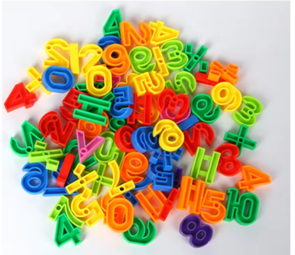 Educational Toys String Lacing numbers Blocks Set