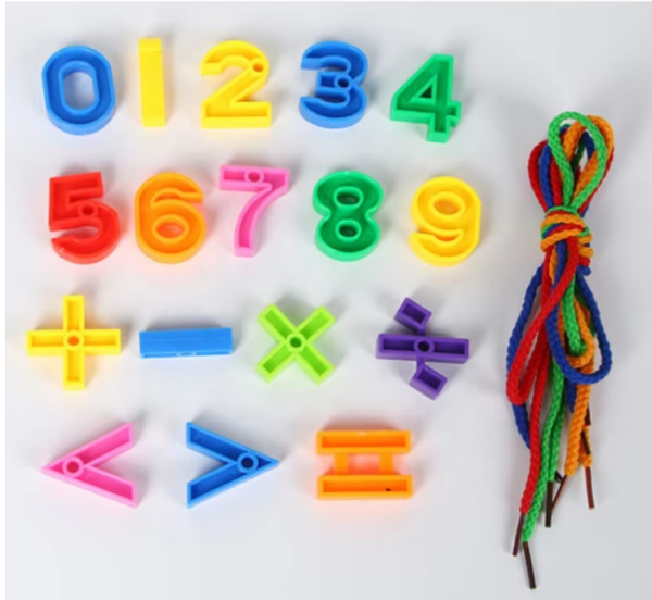 Educational Toys String Lacing numbers Blocks Set - Image 5