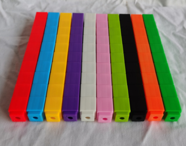 Kids Toys Building Blocks Plastic Linking Cubes - Image 4