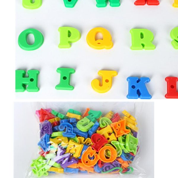 Learning Toys Plastic Lacing Letters With Laces Toy for Children - Image 4