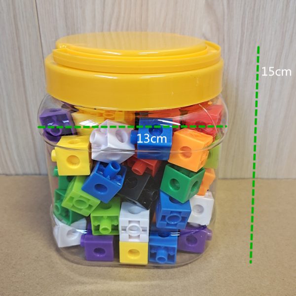 Educational Toys Math Cube Toy Snap Linking Cubes - Image 3