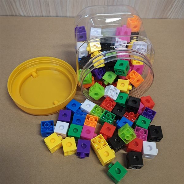 Educational Toys Math Cube Toy Snap Linking Cubes - Image 7