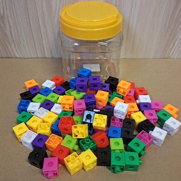 Educational Toys Math Cube Toy Snap Linking Cubes - Image 6