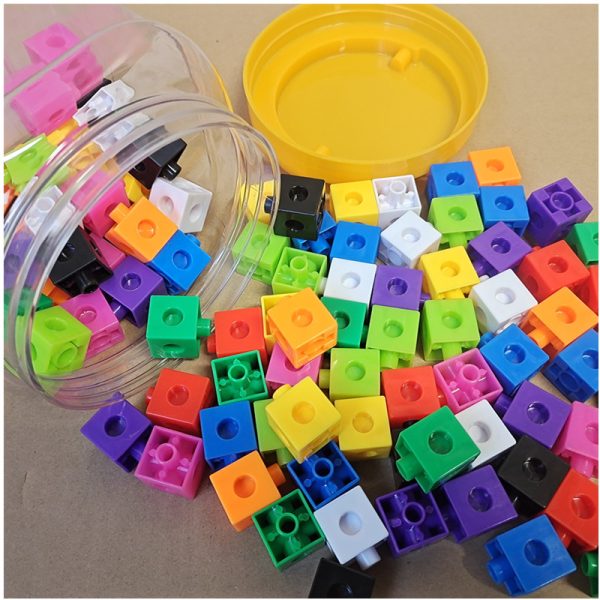 Educational Toys Math Cube Toy Snap Linking Cubes - Image 5