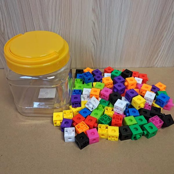 Educational Toys Math Cube Toy Snap Linking Cubes - Image 4