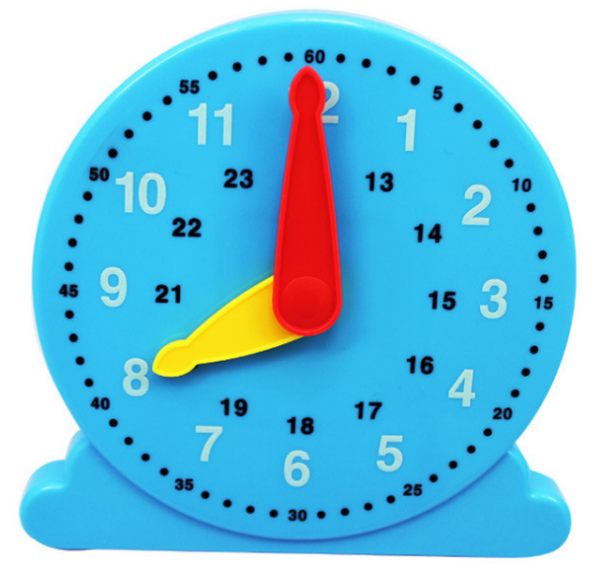Educational Cognitive Toy 14cm Clock Model for Children to Know Time