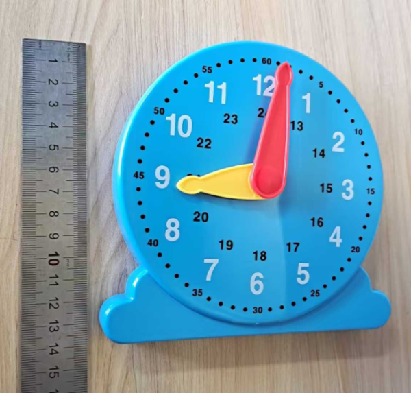 Educational Cognitive Toy 14cm Clock Model for Children to Know Time - Image 5