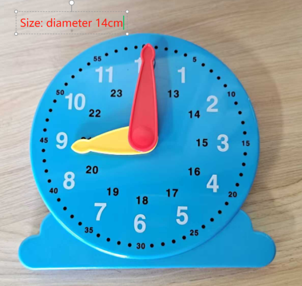 Educational Cognitive Toy 14cm Clock Model for Children to Know Time - Image 6
