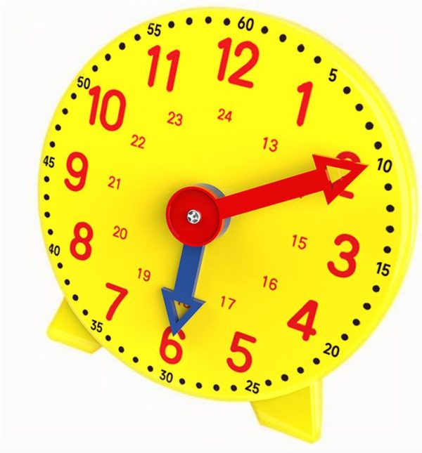 Educational Toys 10cm Small Plastic Toy Clock for Kids - Image 4