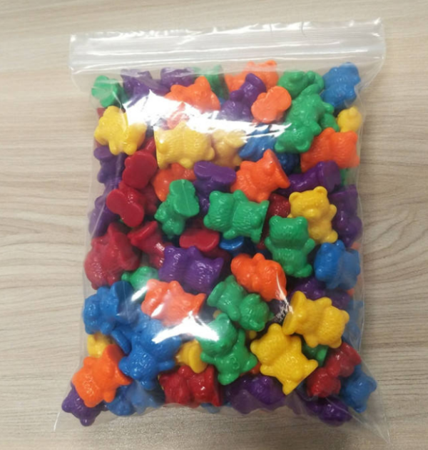 Rainbow Counting Bears Plastic Weight Bear - Image 5