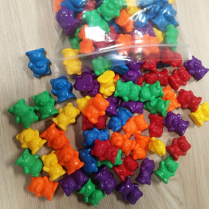 Rainbow Counting Bears Plastic Weight Bear