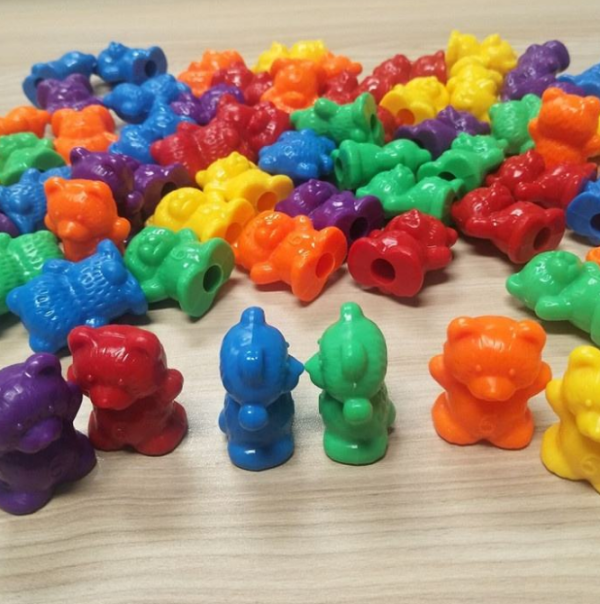 Plastic Counting Bears 6 Grams Weight bears 60 Pieces - Image 2