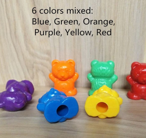 Plastic Counting Bears 6 Grams Weight bears 60 Pieces - Image 5