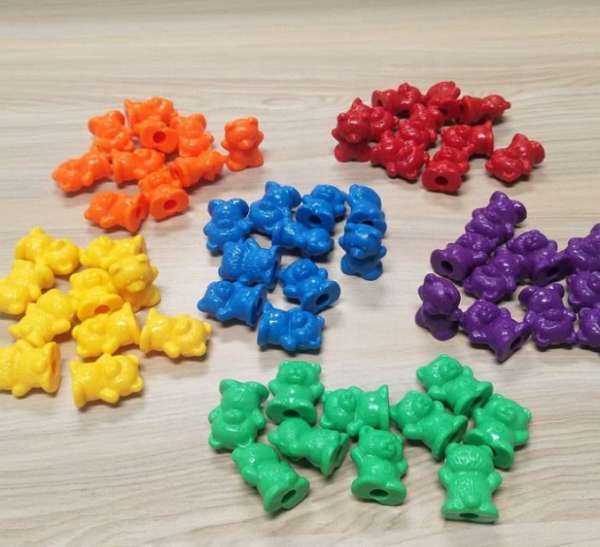 Plastic Counting Bears 6 Grams Weight bears 60 Pieces - Image 6