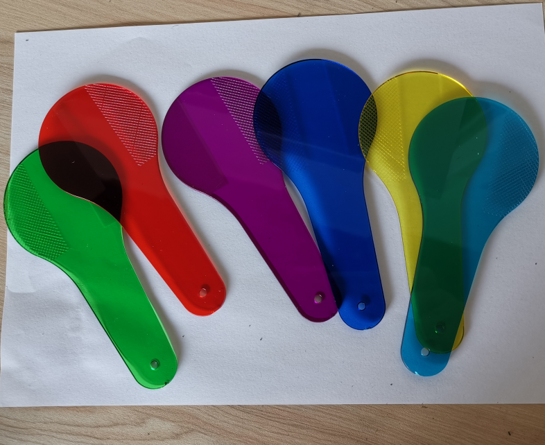 Kids Science Physics Toy Color Filter Board Color Optics 6pcs - Image 4