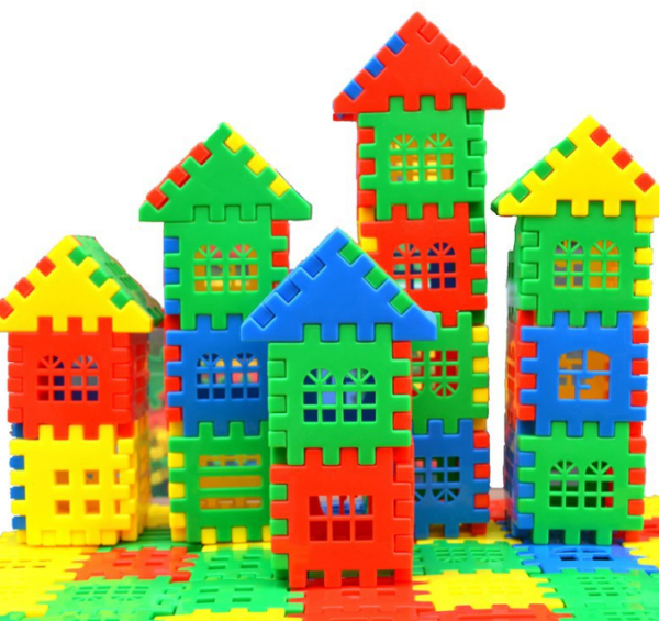 Kindergarten Desktop Toys House Building Blocks - Image 5