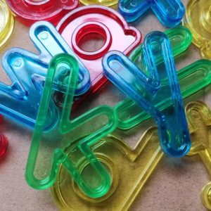 Educational Toys Transparent Abc Letters Plastic Alphabets Lowercase 26pcs Per Set
