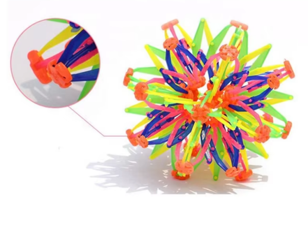 Novelty Expandable Ball Open and Close Plastic Ball Like a Flower - Image 4