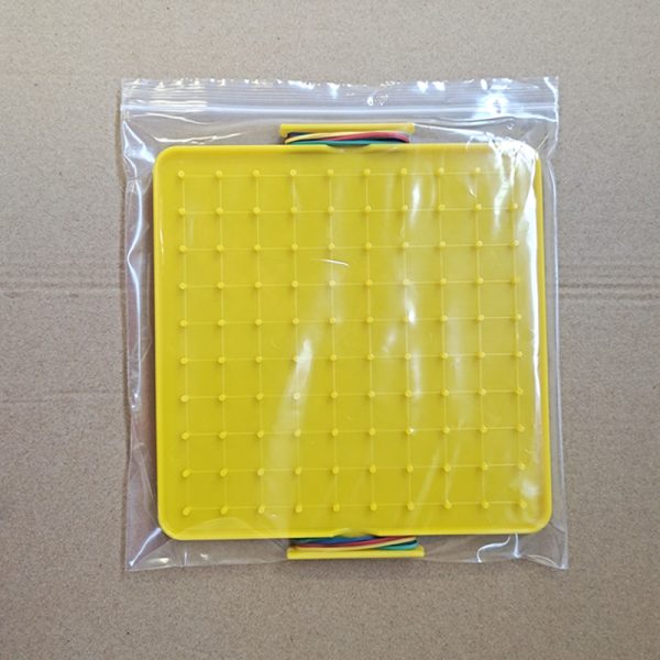Geometry Toys Double Sides Geo Board With Pin Array Plastic Grid Board - Image 4