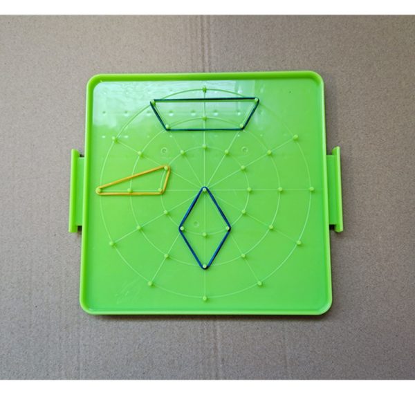 Geometry Toys Double Sides Geo Board With Pin Array Plastic Grid Board - Image 7