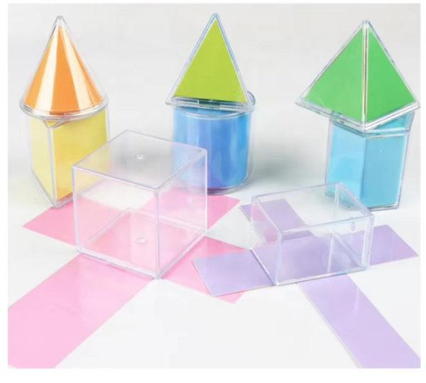 Transparent Plastic Geo Solids for Kids - Image 6