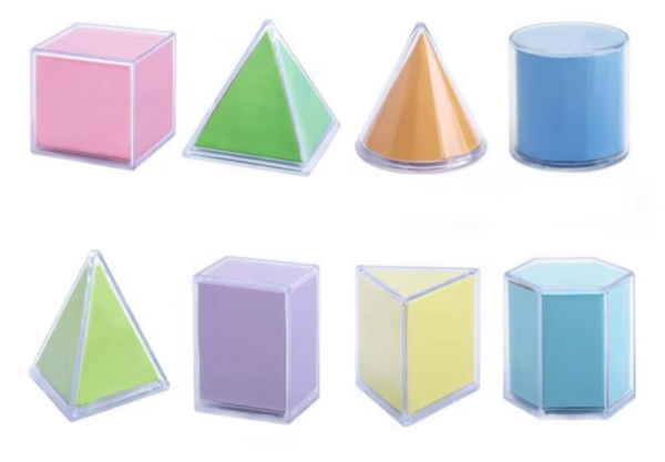 Transparent Plastic Geo Solids for Kids - Image 8