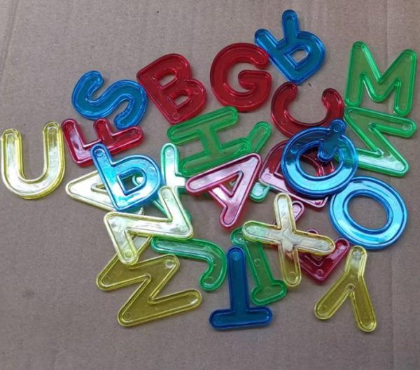 Plastic Translucent Alphabets Uppercase 26pcs Per Set - Image 6