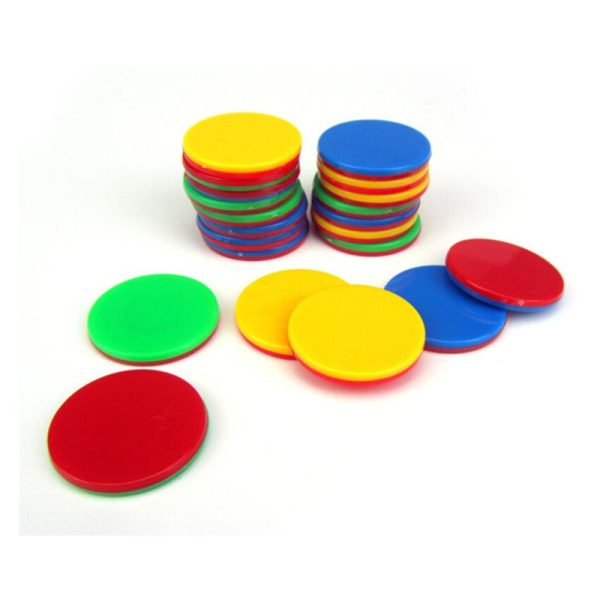 Educational Toy Double Color Chips Plastic Round Counters - Image 3