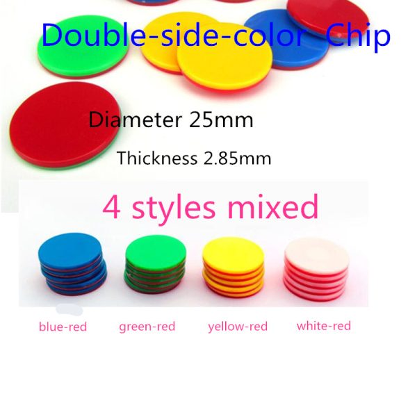 Educational Toy Double Color Chips Plastic Round Counters - Image 6