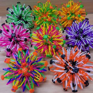 Hand Catch Breathing Flower Balls Expandable Ball