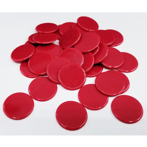 Kids Toy 100 Pieces Colored Plastic Counters Round Counting Chips - Image 3