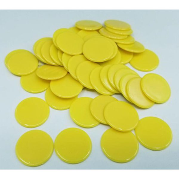 Kids Toy 100 Pieces Colored Plastic Counters Round Counting Chips - Image 6