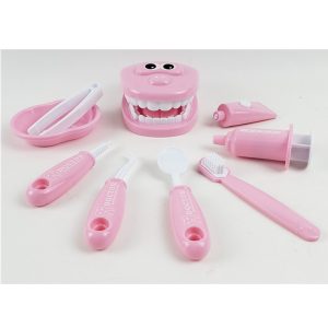 Plastic Teeth Mold Dental Pretend Play Kit Education Children Doctor Toy Set