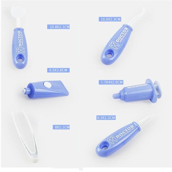 Plastic Teeth Mold Dental Pretend Play Kit Education Children Doctor Toy Set - Image 6