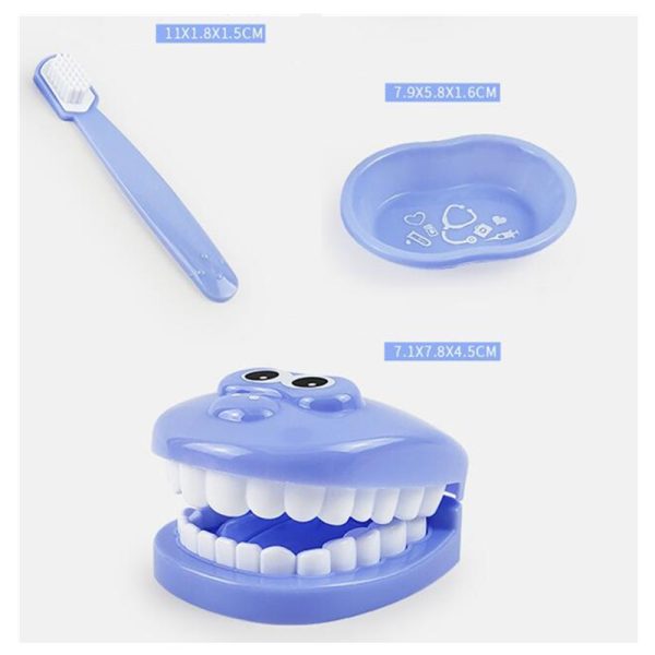 Plastic Teeth Mold Dental Pretend Play Kit Education Children Doctor Toy Set - Image 7