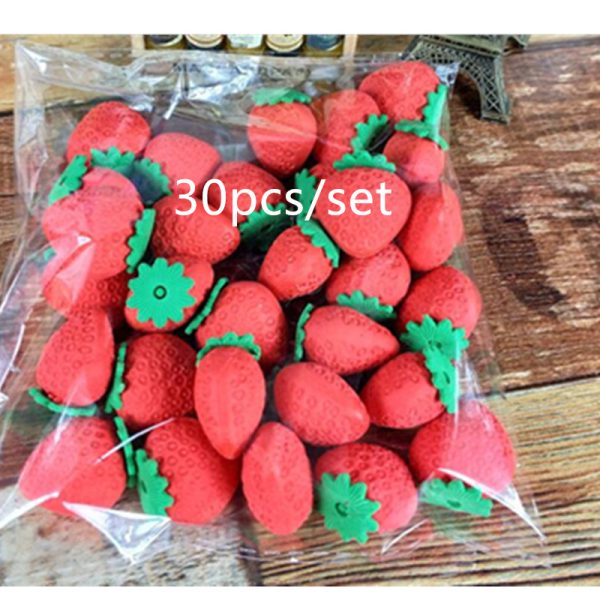 Promotional Gift Novelty Colorful Eraser for Kids Vegetable Fruit Shaped Erasers - Image 6