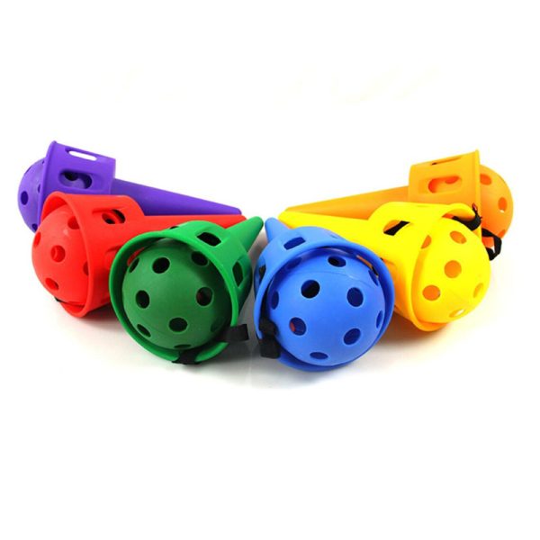Cup and Ball Game Plastic Creative Kids Outdoor Catch Ball Game Toss Ball Set - Image 2