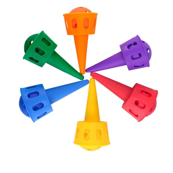 Cup and Ball Game Plastic Creative Kids Outdoor Catch Ball Game Toss Ball Set - Image 7